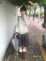 Flower chiffon blouse