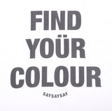 FIND YOUR COLOR T-SHIRT (CROP FIT)