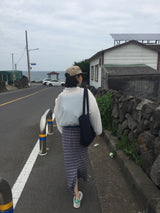 【即日発送】YWD ツイルエコバッグ ネイビー
