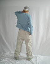 Vintage Slub Loop Henley Neck Long Sleeve T-Shirt(3c)