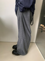ビゲルブラッシュドトレーニングワイドバンディングパンツ