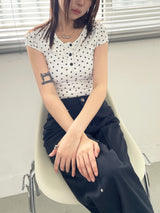 Melting Bean Line Necklace