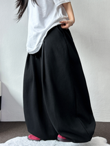 10000ソルド❤‍🔥 Dダウンピンタックオーバーロングパンツ🩶🖤2Cカラー S-XL🖤