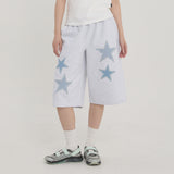 Star Applique Bermuda Sweat Pants