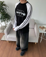 Print Raglan Track Long Sleeve