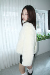 NOIR SOFT FUR JOGGER JK