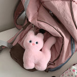 Kitty Fork Doll Keyring (pink)