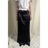 GLOSSY MAXI SKIRT
