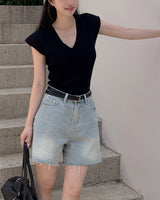 Pote denim short pants