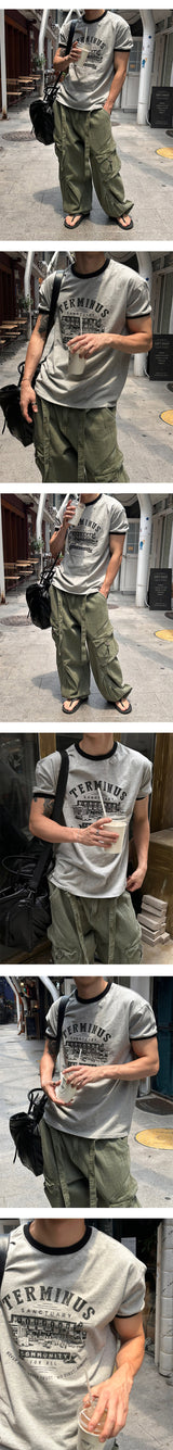[Unisex] デザートベルトウォッシングカーゴパンツ(3color)