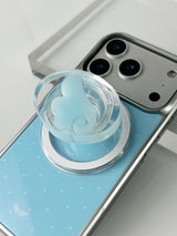 Coin Angel Wing Magsafe Grip Tok Holder Smart Tok(Blue)