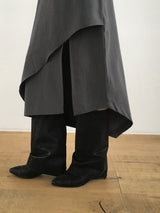  Three button drape skirt