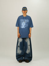 GRグラフィックピグメントハーフTシャツ