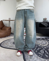 Loupe Wide Dart Denim Pants