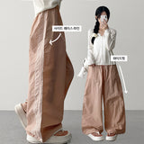Litt Lace Side Line Nylon Wide Banding Pants