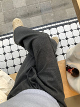 [MADE] ENTOL VELOUR WIDE PANTS