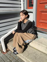97 Star Cotton Wide Pants (3c)