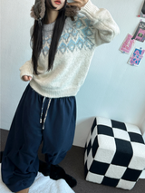 PUNCHING LOOSE HIP STREET LONG PANTS 💙🤎2COLOR