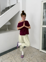  easy shirring capripants 