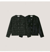 [F/W]ブラックラインツイードジャケット(2color)