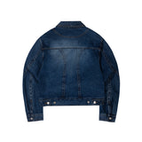 BINDING POINT DENIM JACKET
 - BLUE