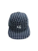 CHECKERED CAMPCAP(NAVY)