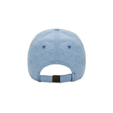 VA Stud Non Washing Denim Ball Cap / Light indigo
