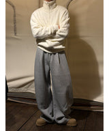 [Unisex] Angora high neck zip up cardigan(5color)