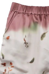 Leaf Satin Short Pants
