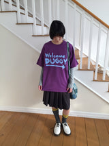【即日発送】YWD ウェルカムTシャツ_パープル (1color)