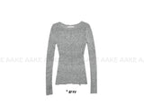 (WOOL) ROUGH DAMAGE KNIT