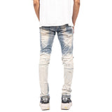 M1 Tri Biker Cream Stone - Celana Jeans