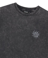 ウォッシュドソーラーアップリケTシャツ