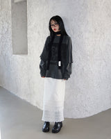 Layered printed oversized fit T-shirt