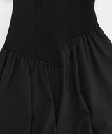 ローエッジバルーンドレス_ブラック