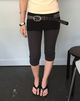 Capri folding leggings