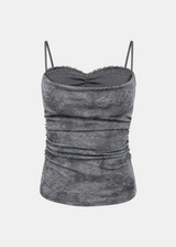 Sorel Lace Ruched Cami