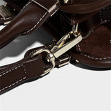 Autumn Winter Two-Tone Faux Leather Classic Tote Cross Bag