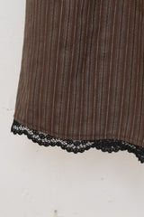 Under Lace Banding Pants (Brown)