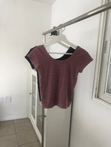 Noah Stripe U-neck T-shirt (3 colors)