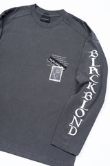 カオスワッペンピグメントロングTシャツ(チャコール)