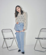 ロゴメッシュトップス