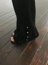 コーデュロイリベットブーツカットパンツ
