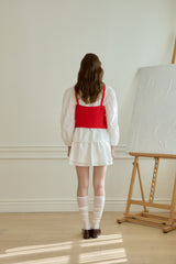 SUNLIT RIBBON KNIT BUSTIER