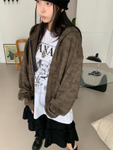 CAMO 2WAY SWEAT HOODIE (2C)
