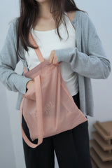 airy layered bag (pink) (リバーシブル)