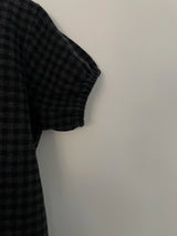 ritten check blouse