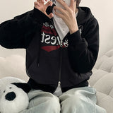 Bijou raglan two-way cropped hoodie