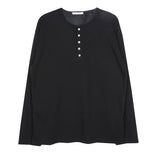 No.0863 ヘンリーネックニットTシャツ (5color)