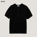(M's)リベッドベロアヘンリーネックT 26SS-011
